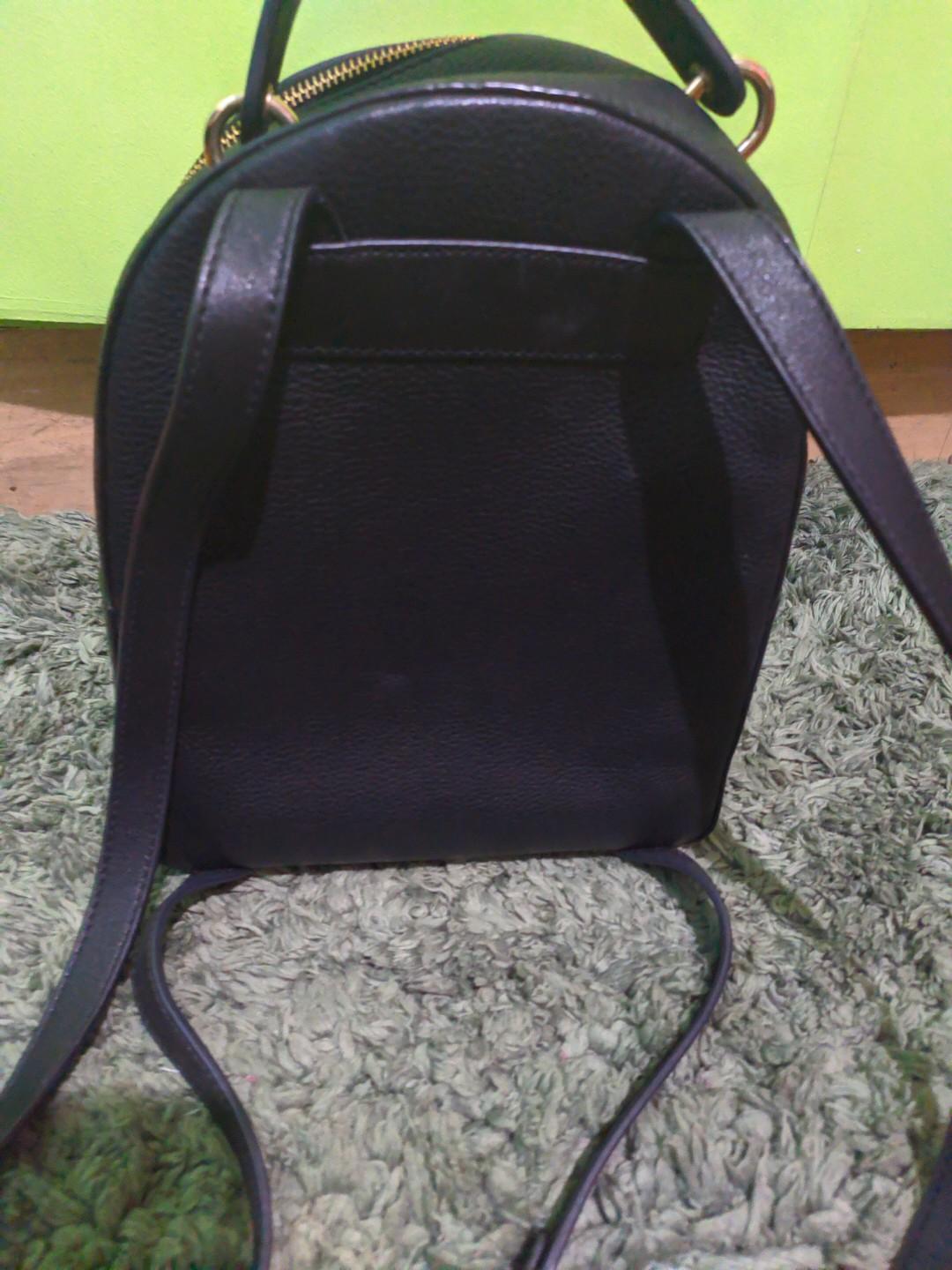Authentic Kate Spade Small Bradley Atwood Place Leather Backpack black