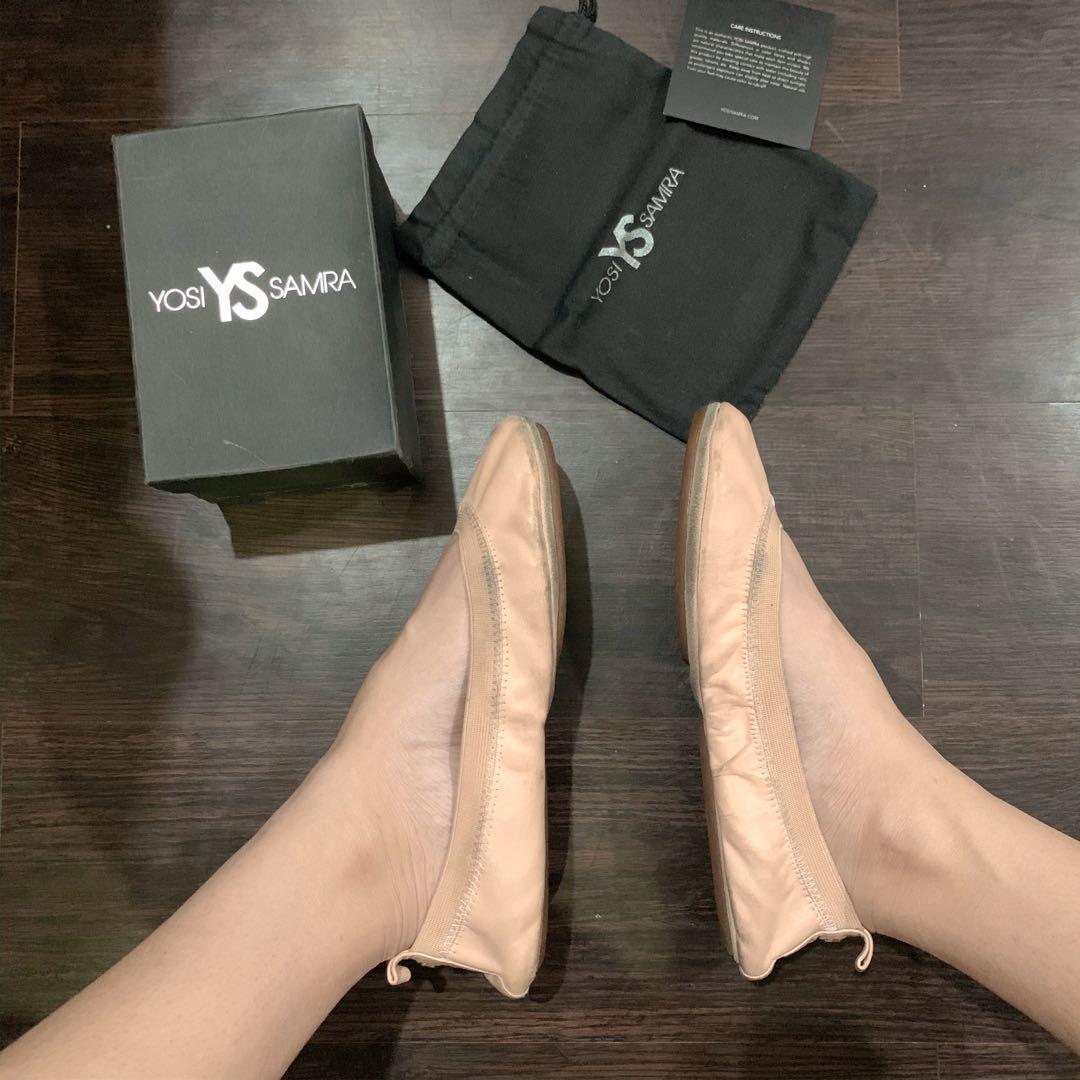 Yosi samra pink ballet flats shop