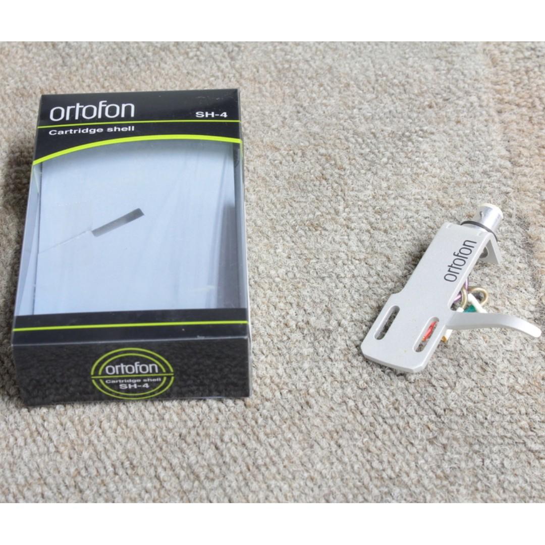 Ortofon silver headshell SH4 + lead wires for turntable tonearm