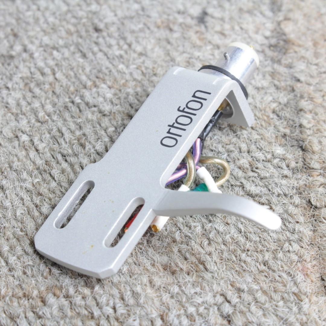 Ortofon silver headshell SH4 + lead wires for turntable tonearm