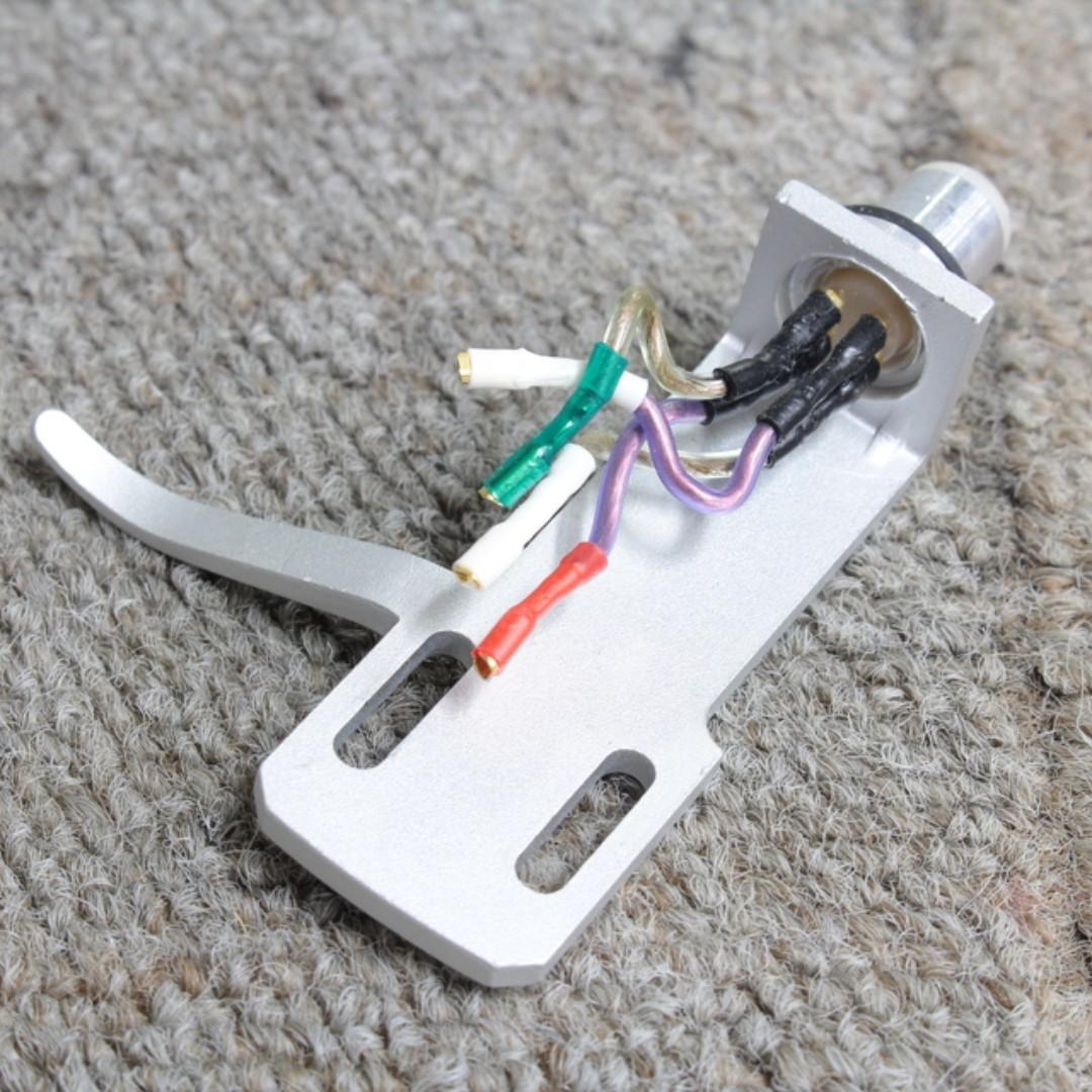 Ortofon silver headshell SH4 + lead wires for turntable tonearm