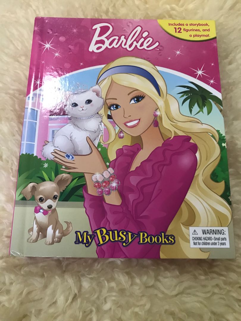 Barbie busy book clearance
