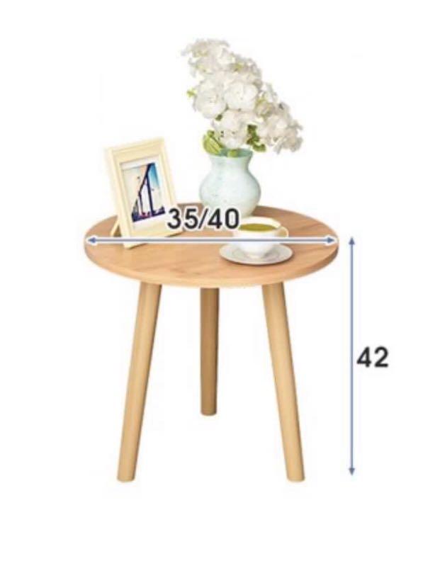Bedside Table (Category: Tables & Sets) located in Singapore. Submitted by mirui (Listing ID 265229994, Image 2). Description: • Brand new in box • Easy to assemble by yourself • Scandinavian table • White table top, as shown in 1st pic .