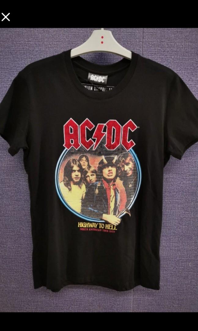 cotton on ac dc shirt