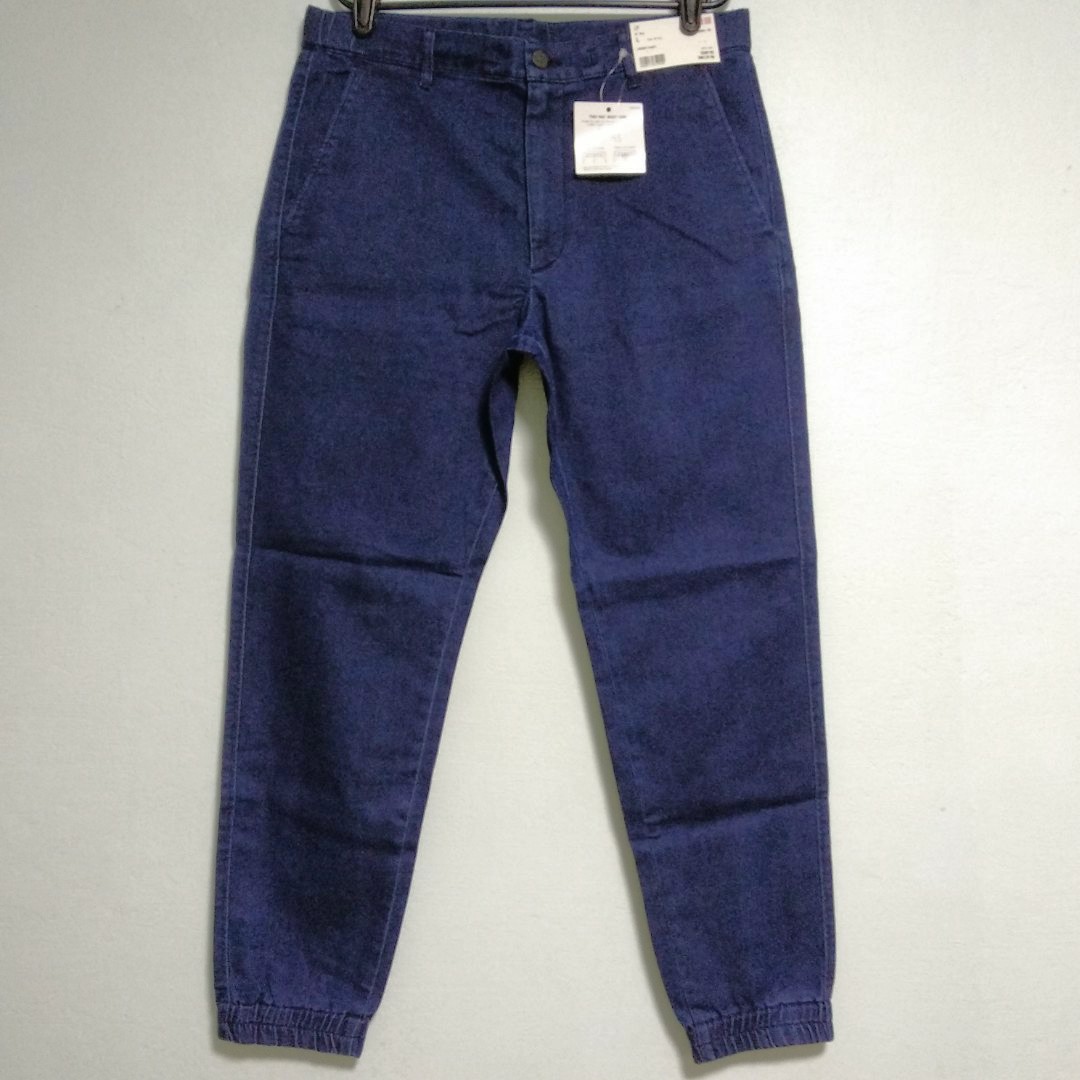 Uniqlo denim joggers hot sale