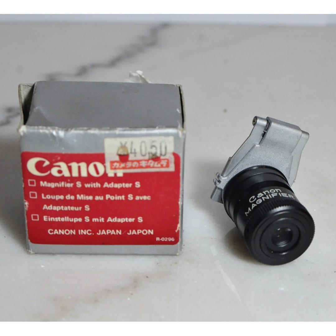 Canon Magnifier S with Adapter S, Photography, Lens  Kits on Carousell