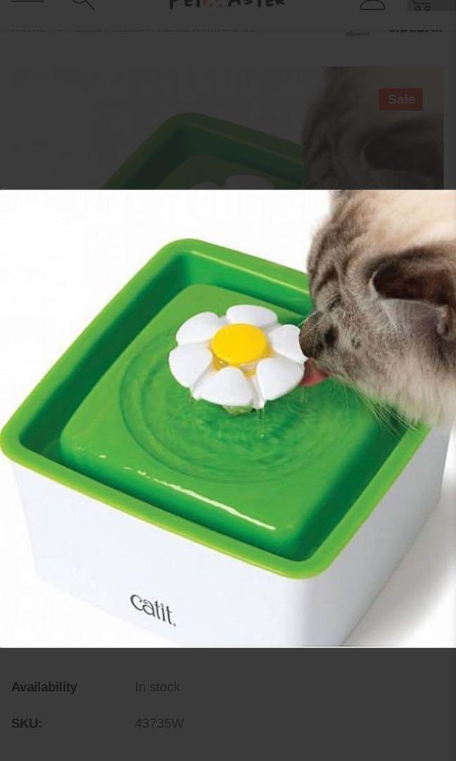 catit mini flower cat fountain