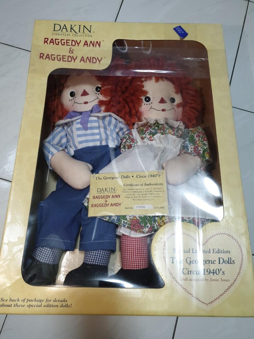Raggedy ann and andy hot sale collectors
