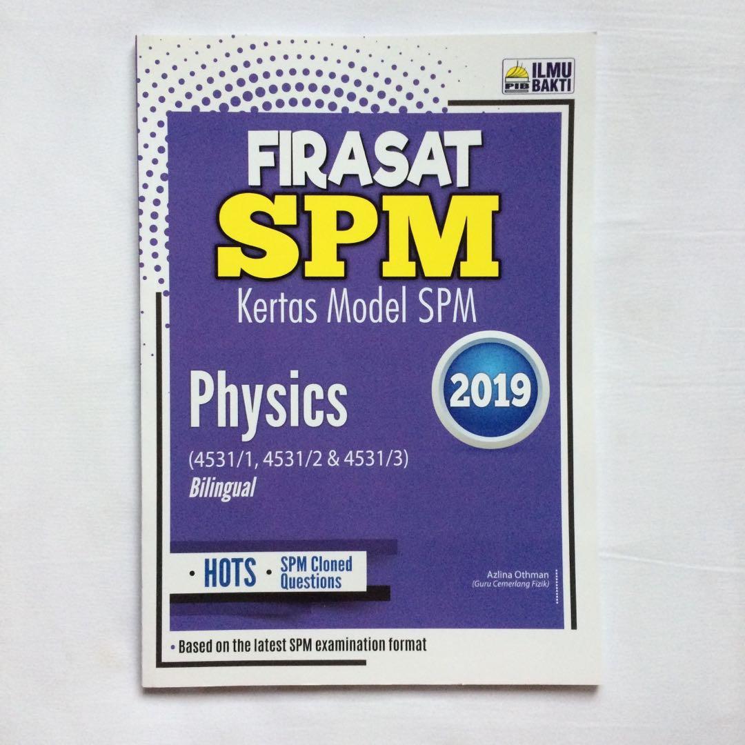 Firasat Spm Kertas Model Spm Physics Textbooks On Carousell