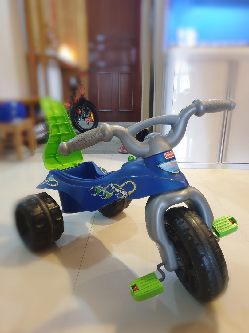 Triciclo fisher price kawasaki sale