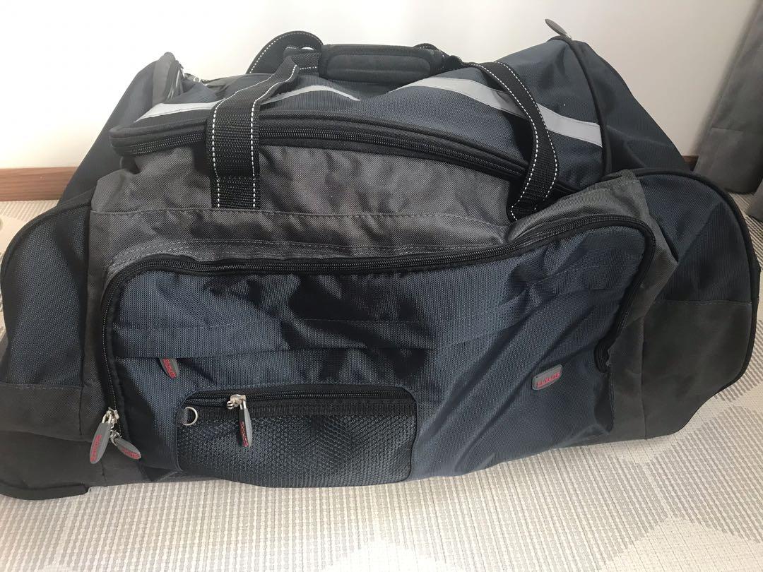 FLYLITE Black Backpack with pull rod, Men's Fashion, Bags, Backpacks on