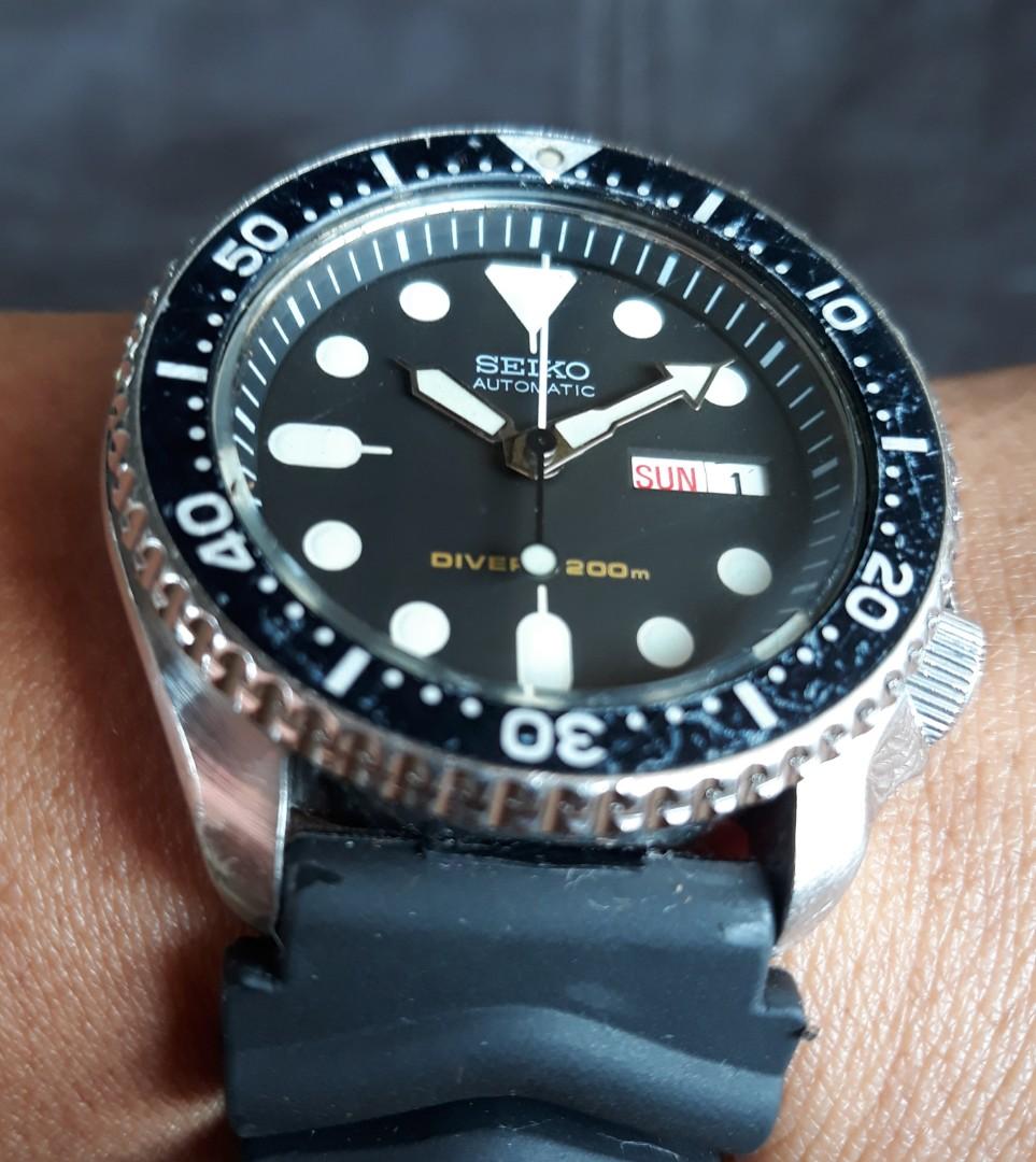 FOR SALE is an ALL ORIGINAL SEIKO Large size (43mm) Diver's Watch, Men's  Fashion, Watches & Accessories, Watches on Carousell