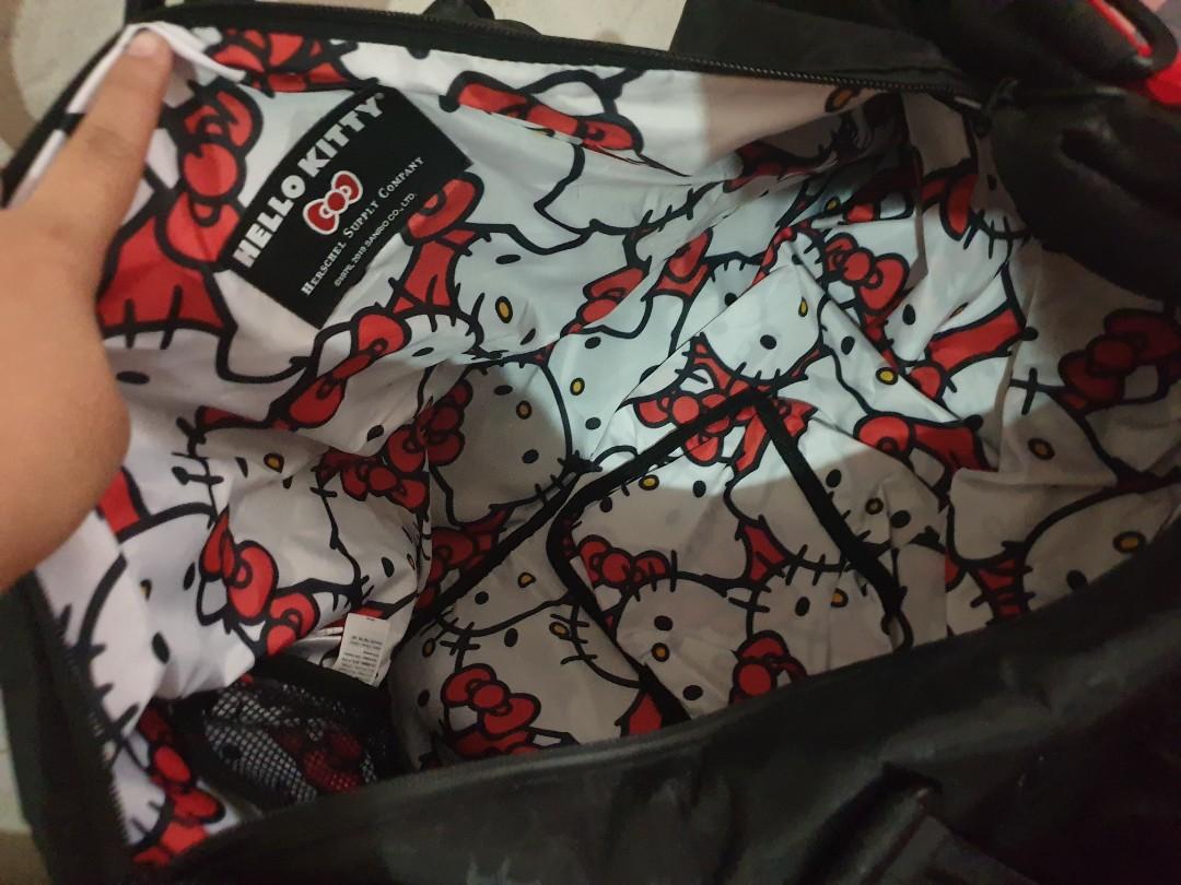 Herschel Hello Kitty Duffle Bag in Black Women s Fashion Bags