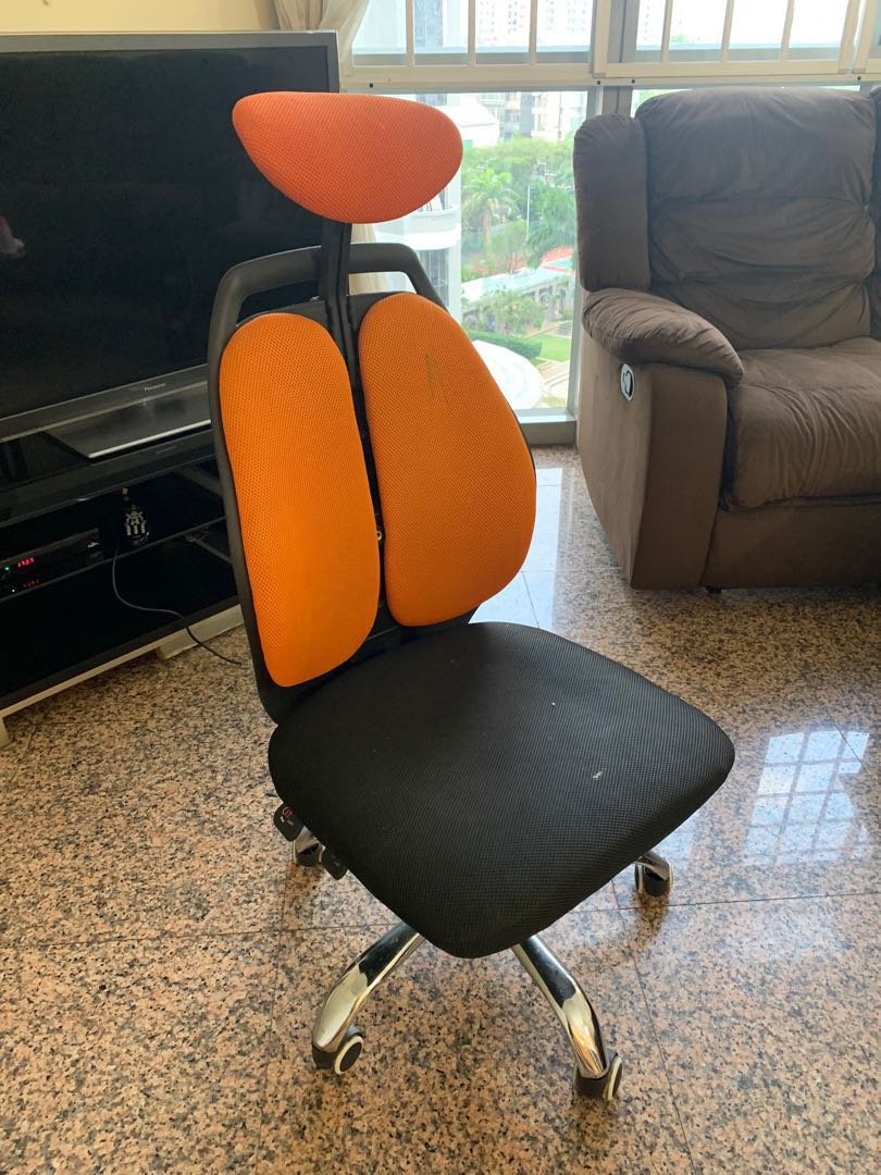 Home office table and chair, Furniture, Tables & Chairs on Carousell