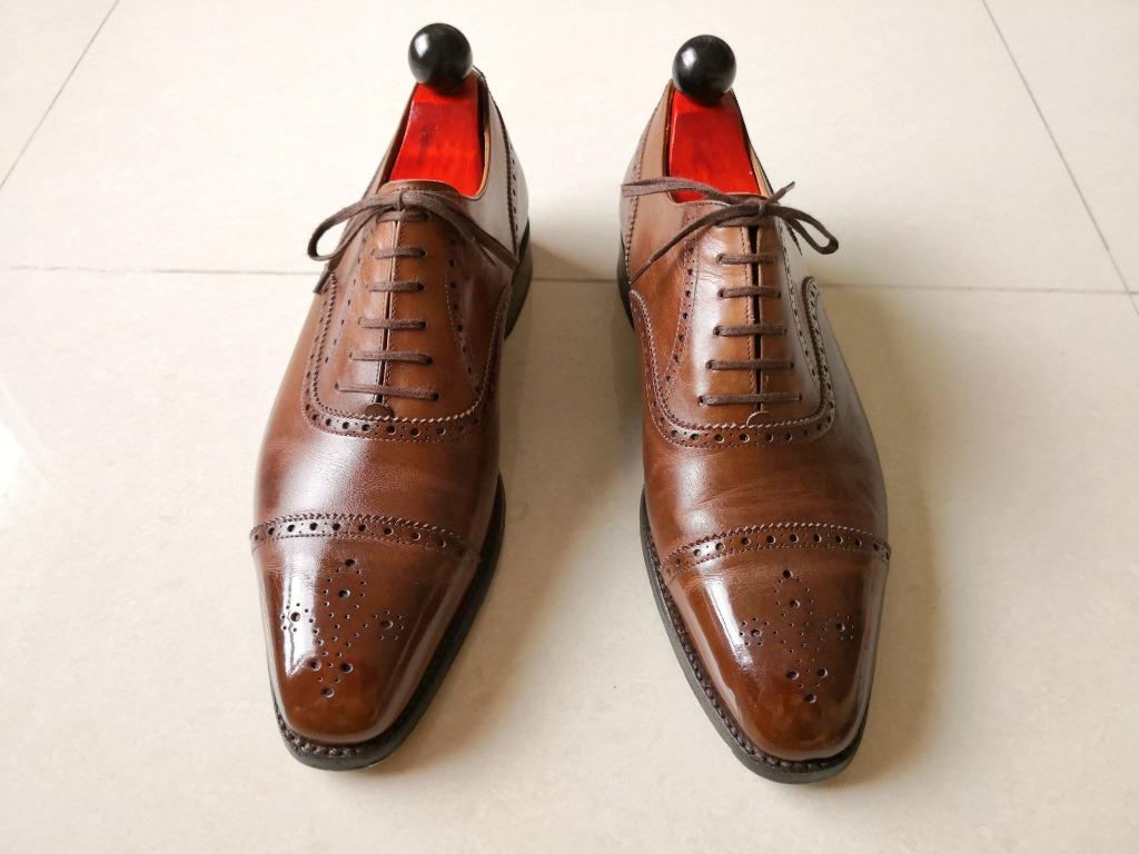 J. Fitzpatrick Windermere Semi-Brogue Dress Shoes, Men's Fashion, Footwear,  Dress shoes on Carousell