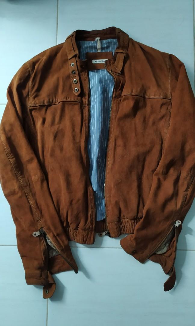 Jaket kulit outlet massimo dutti