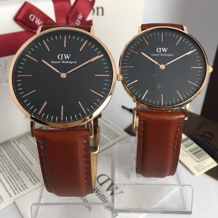 Jam Tangan Daniel Wellington DW Couple 36mm 40mm Fullset Box Fesyen Pria Jam Tangan di Carousell