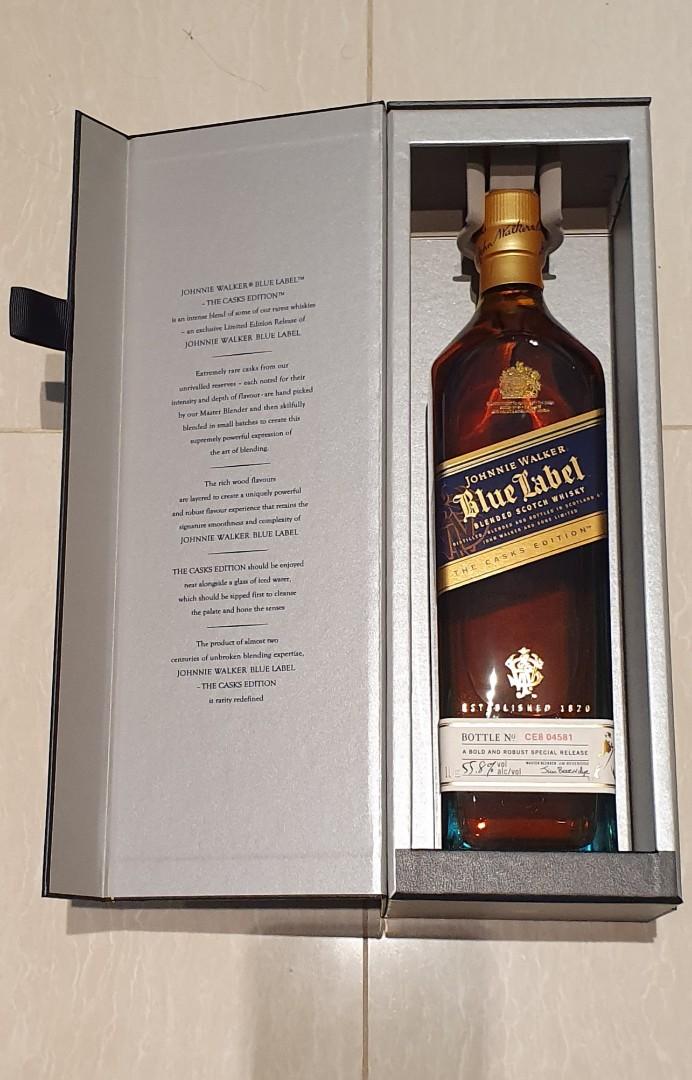 Johnnie Walker Blue Label - The Casks Edition, Food & Drinks ...
