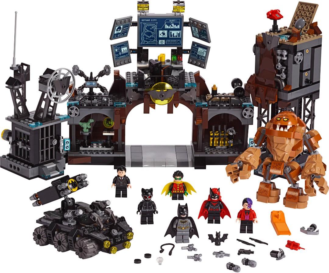 LEGO DC Batman Batcave Clayface Invasion 76122 Batman Toy Building Kit with  Batman and Bruce Wayne Action Minifigures, Popular DC Superhero Toy (1037
