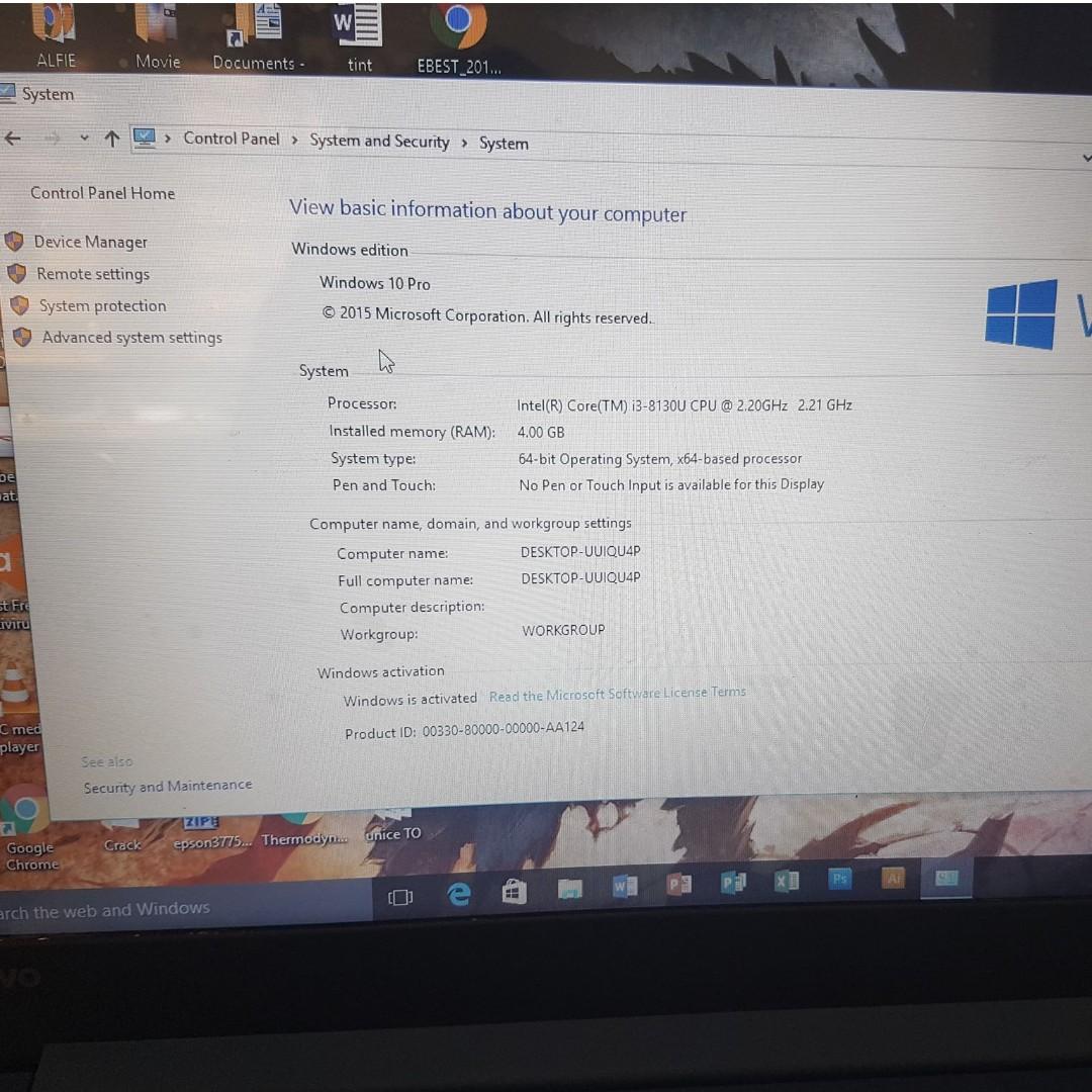 Lenovo Idea Pad 330 (Category: Laptops & Notebooks) located in Manila. Submitted by ALAHUAKHBAR (Listing ID 265294390, Image 2). Description: Selling Lenovo Ideapad 330 (81DC00BVIN) (Core i3 7th Gen/4 GB/1 TB/Windows 10) laptop has a 15.6 Inches (39.62 cm) display. .