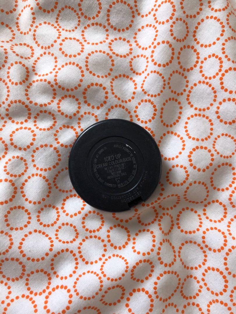Mac Cream Colored Base (Iced Up) (Category: Face Care) located in Taguig. Submitted by donjon01 (Listing ID 265375535, Image 3). Description: Mac Creme Colored Base/Highlighter in the shade Iced Up. Super smooth and pigmented! Barely used this one (around 3-4x) rfs: decluttering.
