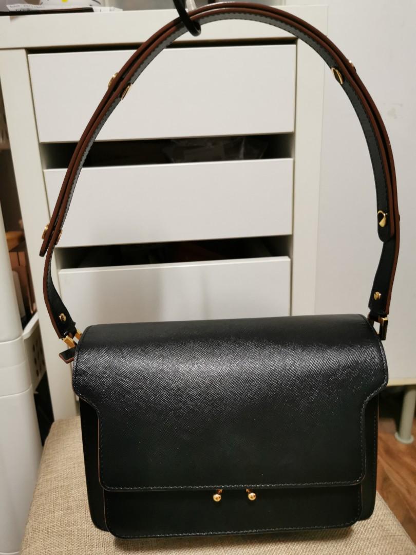 Marni Trunk Bag Medium Saffiano Leather