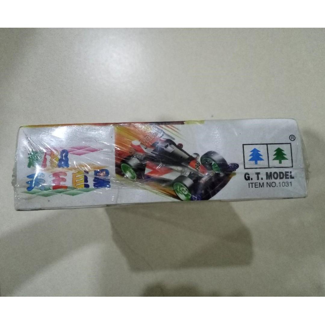 Motorized Toy Car (Category: Vehicle & Diecast Models) located in Naga. Submitted by simple.deals. (Listing ID 265380915, Image 2). Description: Condition: Brand New, Never Opened Box Dimensions: L = 9 inches, W 5.5 inches, H 1.5 inches Description: Motorized Toy car model. Brand is G. T. Model Note: This item was found from a storage clearing. The condition is Brand New, Never Opened since it still wrap in plastic but the condition of the motor 