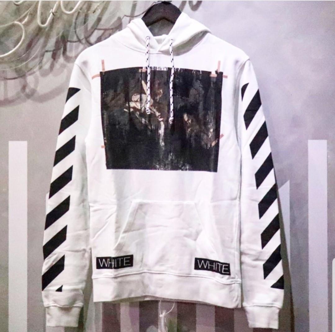 Off white deals religion hoodie