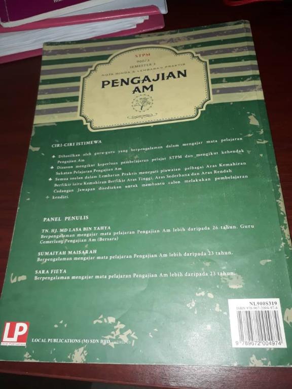 Pengajian Am Penggal 3 Stpm Kertas Model Dan Skema Free Nota Textbooks On Carousell