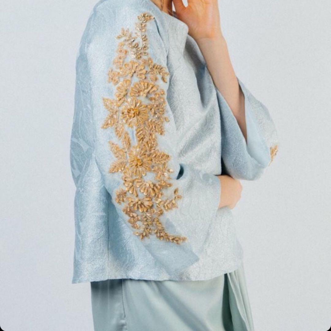 Preloved Elfira Loy X Mc Vogue Modern Kurung Set In Baby Blue