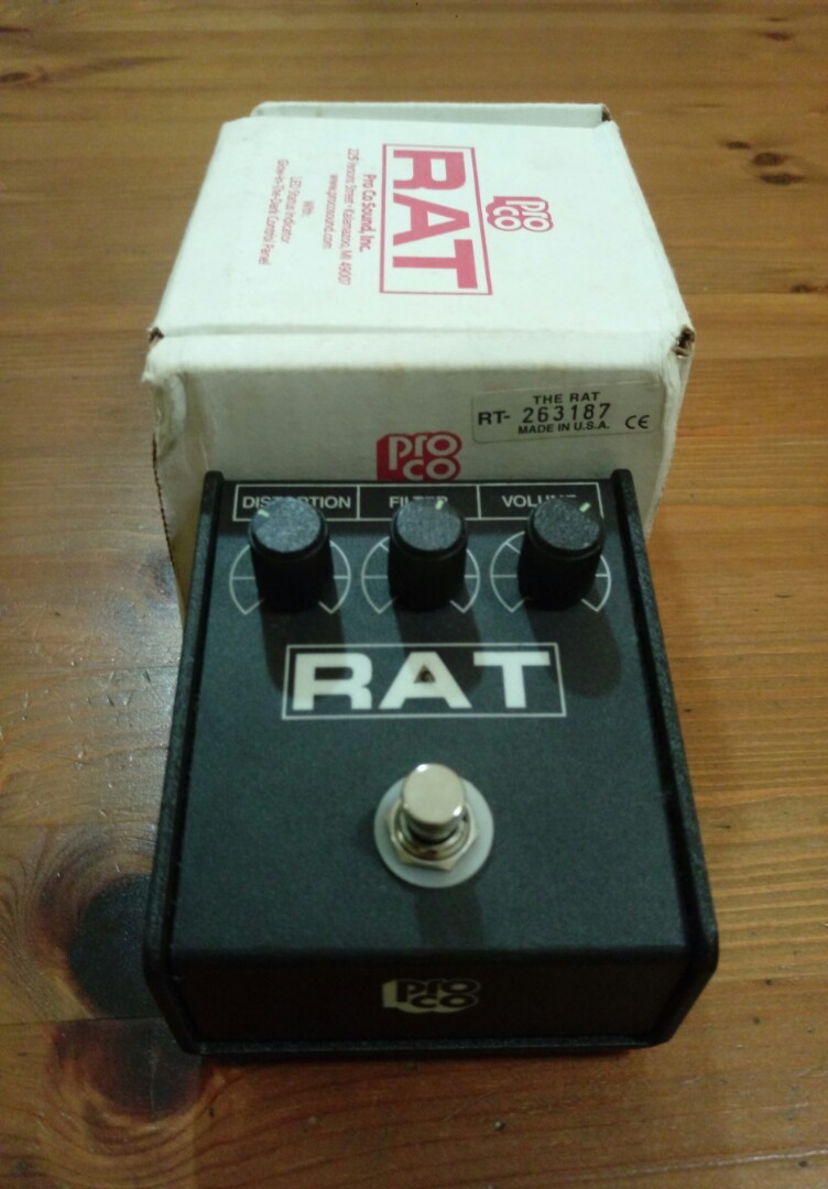Proco Rat 2 distortion pedal - Made in USA, Hobbies & Toys, Music