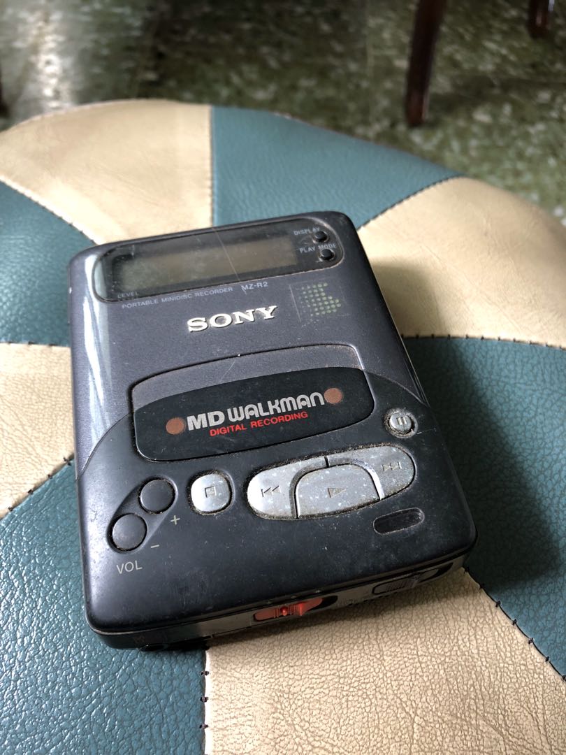 Rare Sony Minidisc Walkman MZR2 NOT WORKING, Audio, Portable Music Players on Carousell