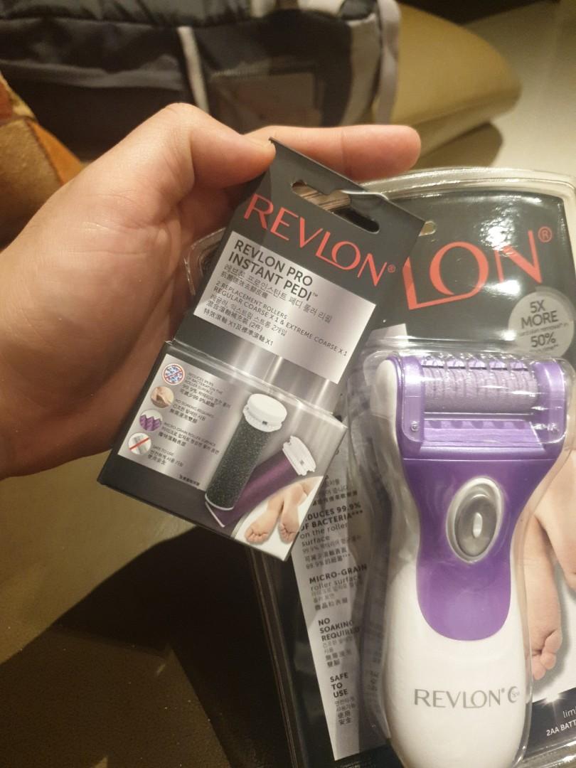 Revlon Pro Instant Pedi (FREE 2x Replacement rollers ) Health Beauty