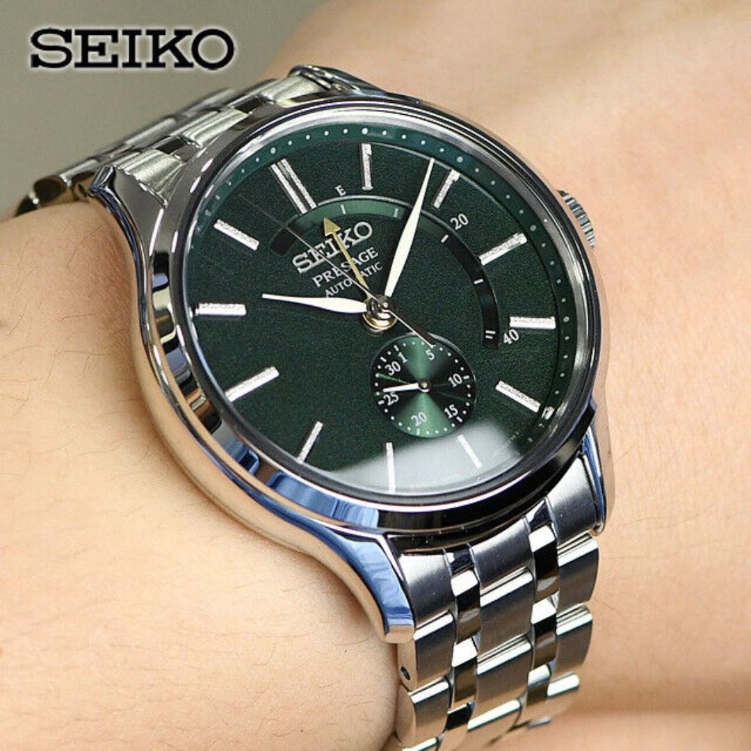 Seiko Presage Zen Garden Jade Green Japan Edition SSA397J1, Luxury, Watches  on Carousell