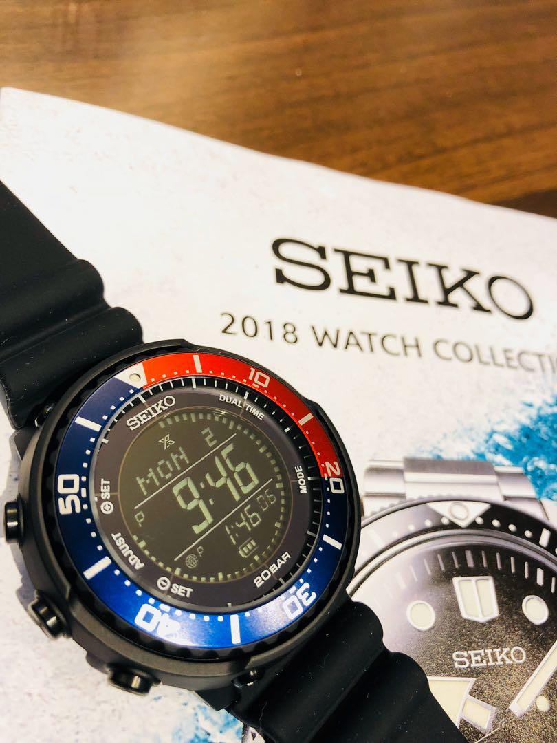 SEIKO PROSPEX FIELDMASTER LOWERCASE SOLAR PEPSI SBEP003, Men's Fashion,  Watches & Accessories, Watches on Carousell
