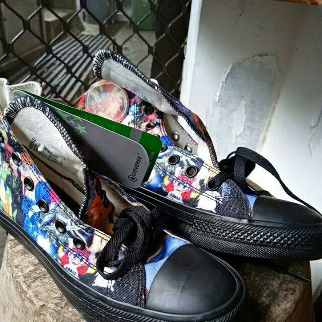 Sepatu Converse Allstar High Motif Onepiece Grade Original Made In Vietnam Fesyen Wanita Sepatu Di Carousell