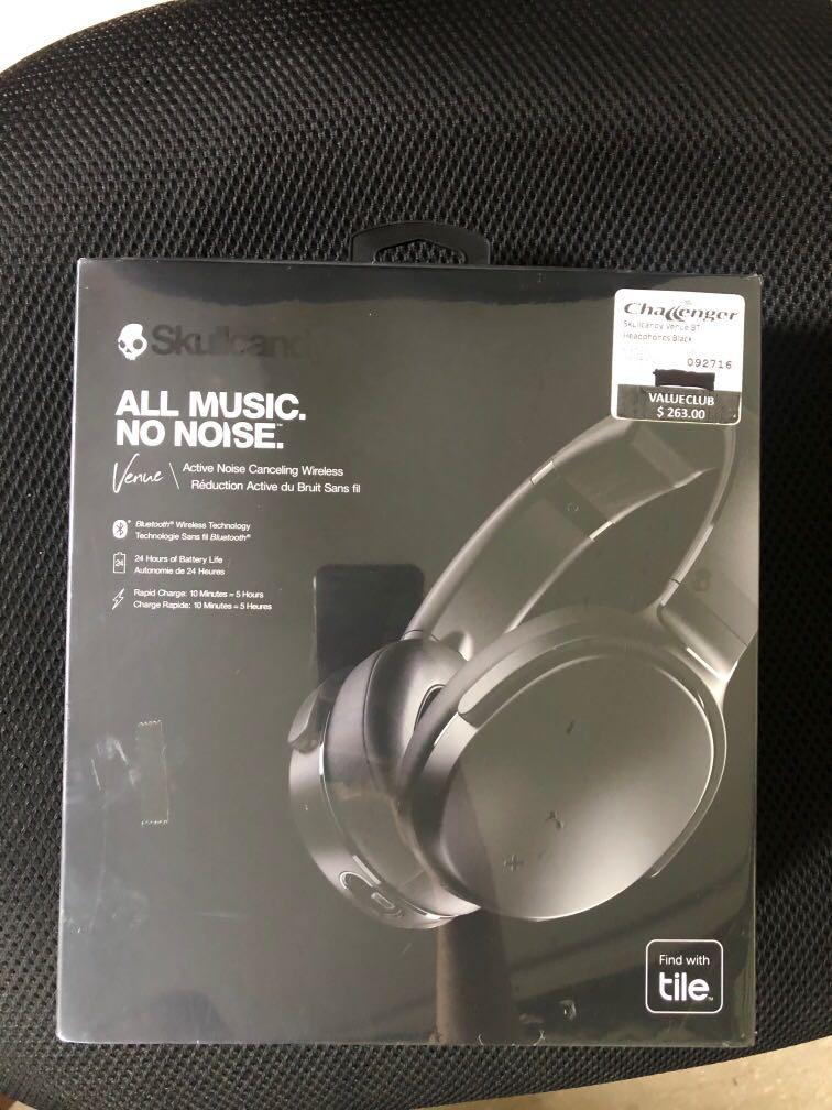 Skullcandy Venue BT Headphones Black Brand New Audio Headphones Headsets on Carousell