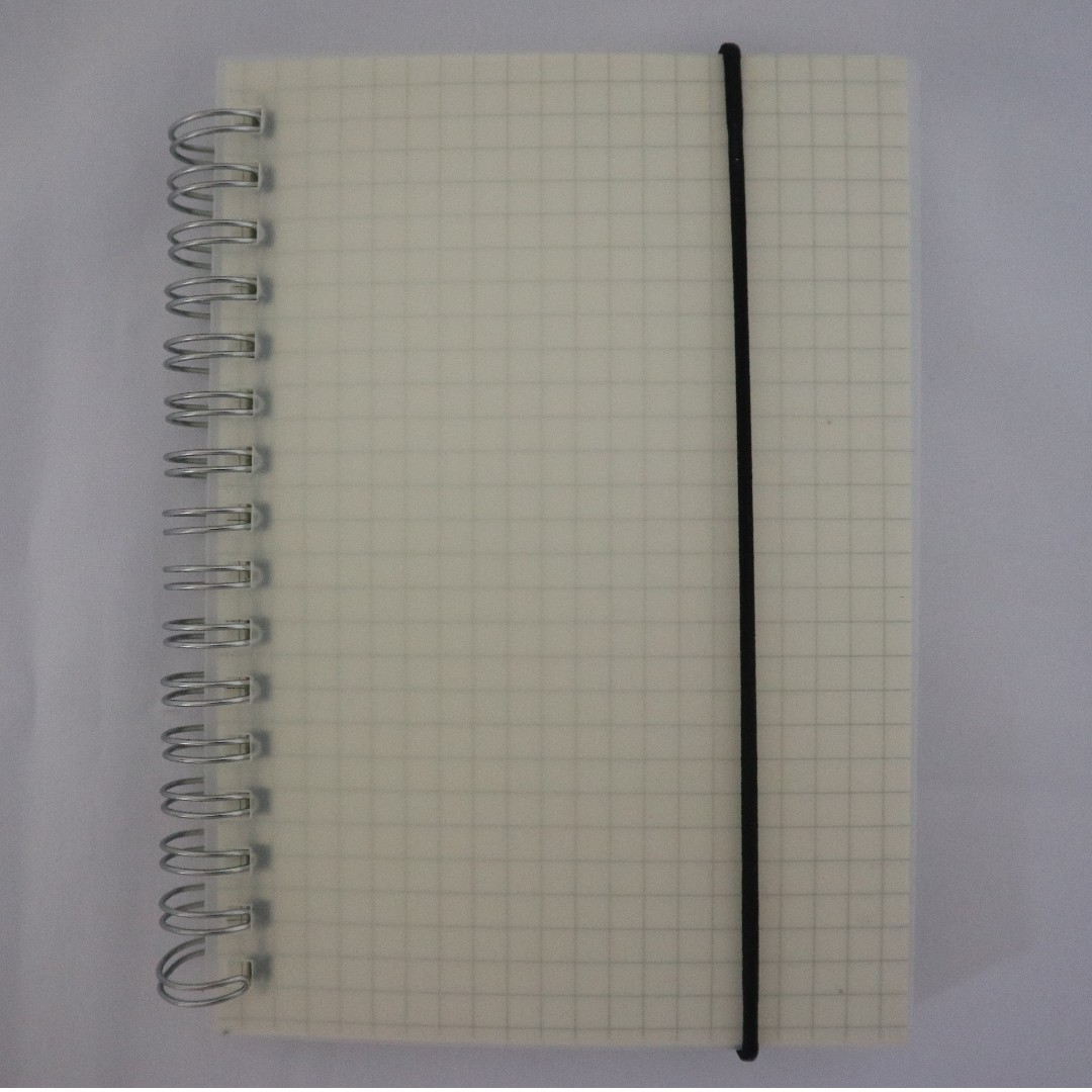 Small Grid Notebook (Black String), Hobbies & Toys, Stationary & Craft, Craft Supplies & Tools