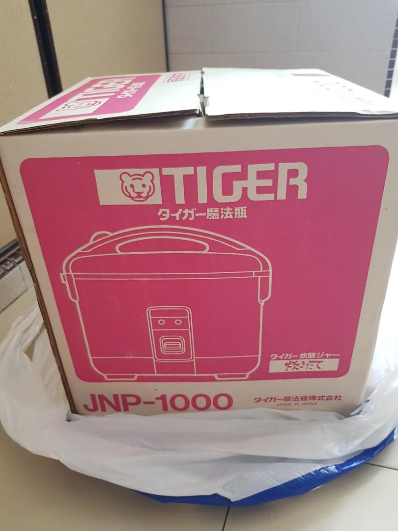 Tiger JNP1000 Rice Cooker Made in Japan, TV & Home Appliances, Kitchen