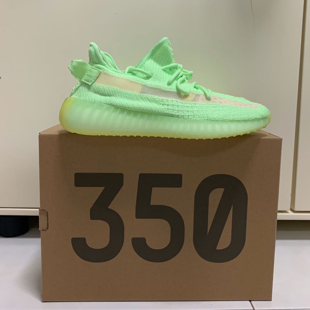 UK7 US7.5 YEEZY BOOST 350 V2 GID Men s Fashion Footwear