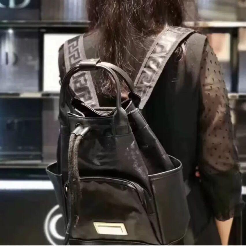 Versace perfume online and backpack