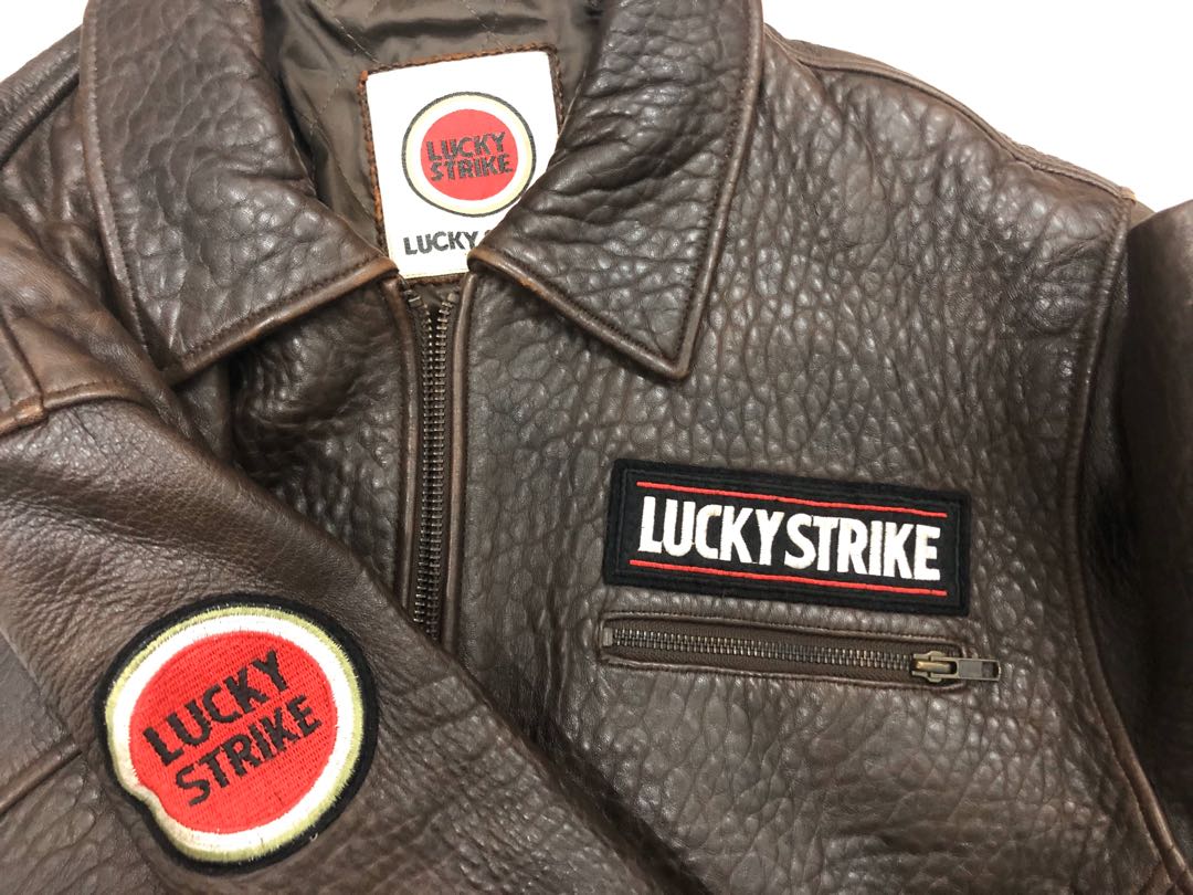 Lucky strike leather discount jacket
