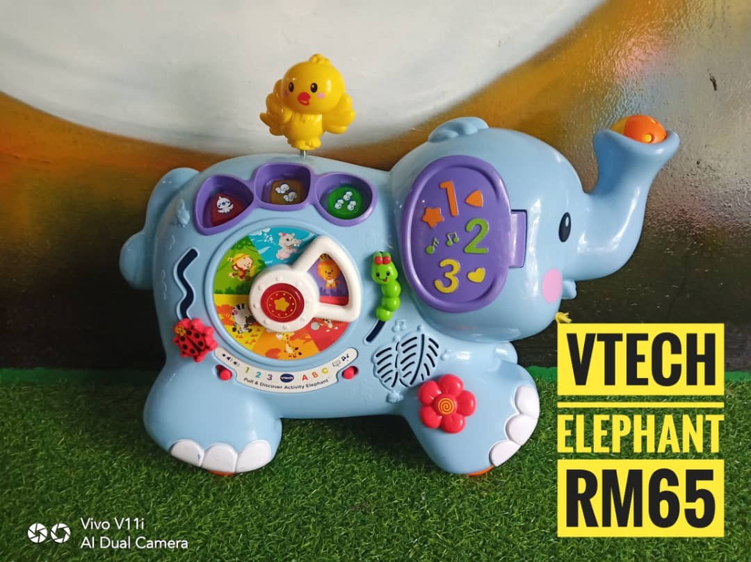 Vtech elephant pull and discover 2025