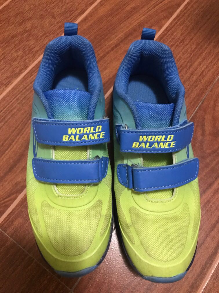 world balance led shoes
