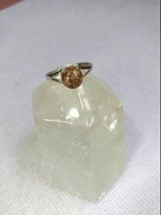 红幽灵戒指Red Phantom Quartz Crystal Ring