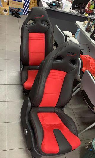 GTR seats rewrapped
