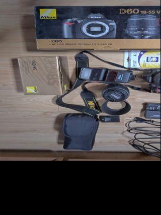 Nikon D60 kit with extras