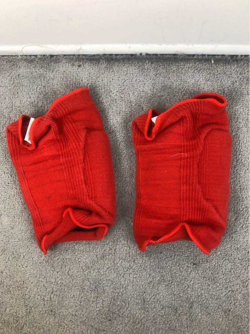 red nike knee pads