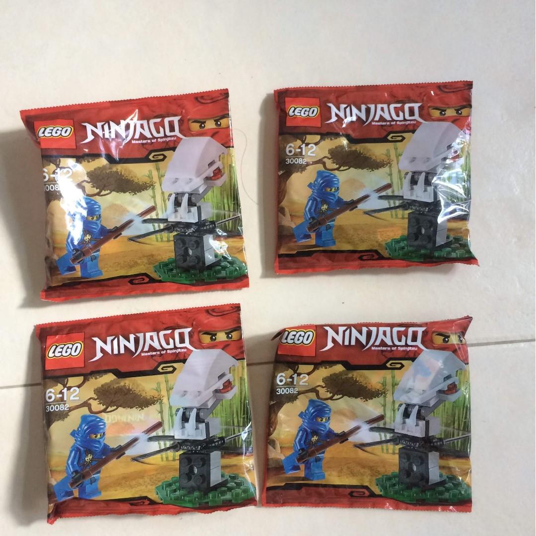 4 packets Lego 30082 Ninjago Jay ZX Ninja Training Polybag