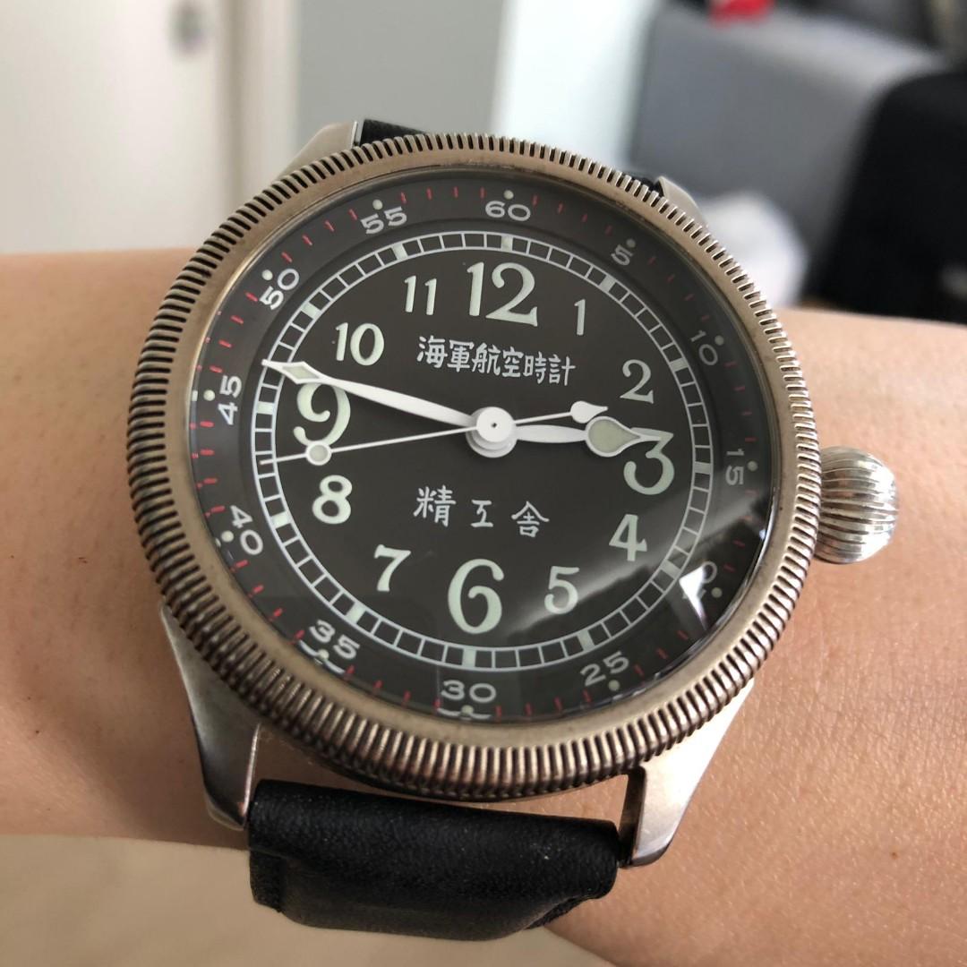 精工舍海軍航空時計SEIKO, 名牌, 手錶- Carousell